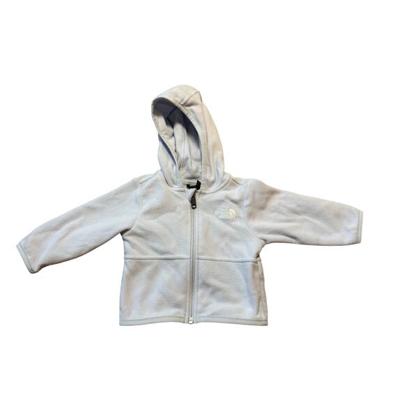 THE NORTH FACE Baby Fleece Outerwear/coat/jacket size 3-6 mos; light Blue - Picture 1 of 13